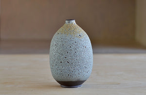 Blue and Yellow Volcanic Vase.
