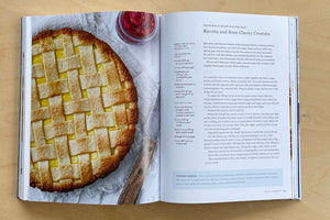 Ricotta and Sour Cherry Crostata recipe from Cooking alla Giudia: A Celebration of the Jewish Food of Italy by Benedetta Jasmine Guetta.