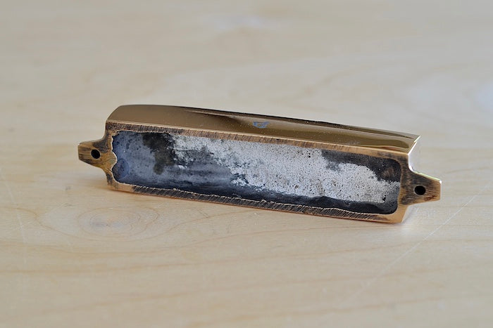 Cast Bronze "Mezuzah From This Home" Mi Polin Bialystok, ulica ul. Ciepla 8, Poland