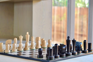 
            
                Load image into Gallery viewer, New Berliner Chess Set in wood.
            
        