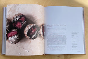 
            
                Load image into Gallery viewer, Wild Sweetness: Recipes Inspired By Nature by Thalia Ho Plum and Hazelnut financiers recipe.
            
        