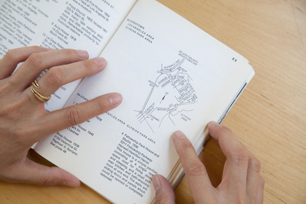 A guide to Architecture in Southern California is an out of print vintage copy of a modernist guide book.