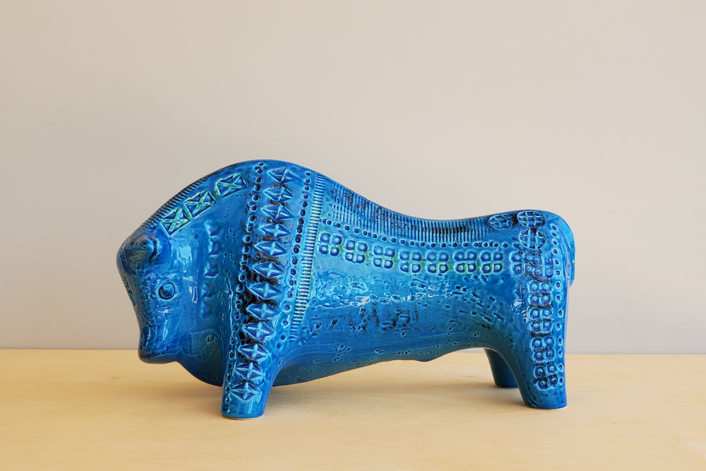 
            
                Load image into Gallery viewer, Bitossi Rimini Blue Bull
            
        