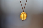 18k Gold Pendant Necklace Seed