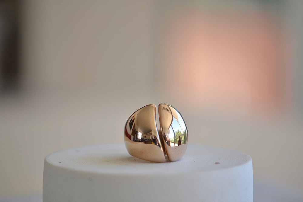 
            
                Load image into Gallery viewer, Monica Castiglioni Bombati Ring 18A Bronze
            
        
