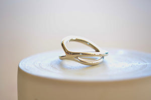 
            
                Load image into Gallery viewer, Monica Castiglioni Fili Fusi 13 Silver Ring.
            
        