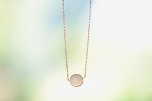 
            
                Load image into Gallery viewer, Kaylin Hertel Petal Dot Necklace in Sterling SIlver.
            
        