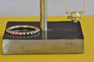 
            
                Load image into Gallery viewer, Polly Wales Skull &amp;amp; Bone Baguette Diamond Diamonds Necklace Pendant Rita Rapunzel Ring
            
        