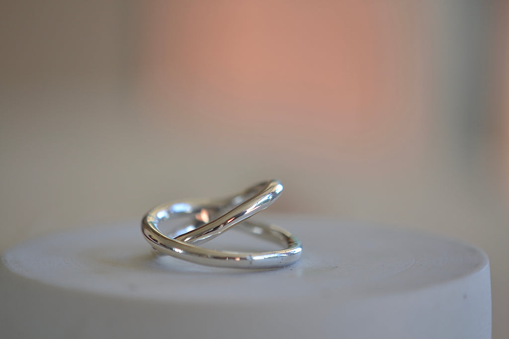 Monica Castiglioni Fili Fusi 13 Silver Ring