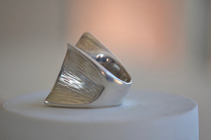 
            
                Load image into Gallery viewer, Monica Castiglioni Pino 07 Ring Silver
            
        