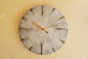 Japanese Cast Brass Clock "Quaint" Silver Finish made in Toyama.