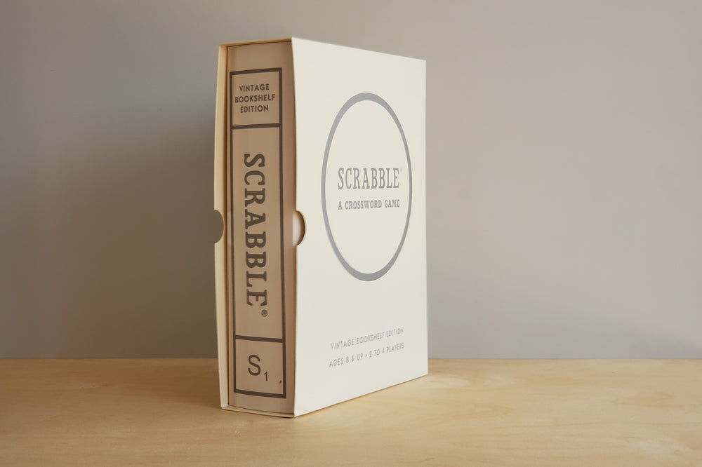 Bookshelf Editions of classic games includes Clue, Scrabble and Monopoly all sold separately.