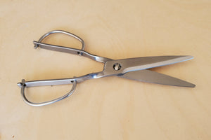 Toribe Kitchen Scissors in stainless steel from Japan.