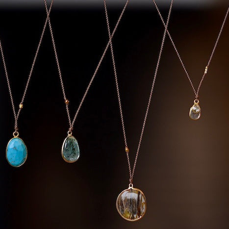 December Pendant Necklaces from Margaret Solow..