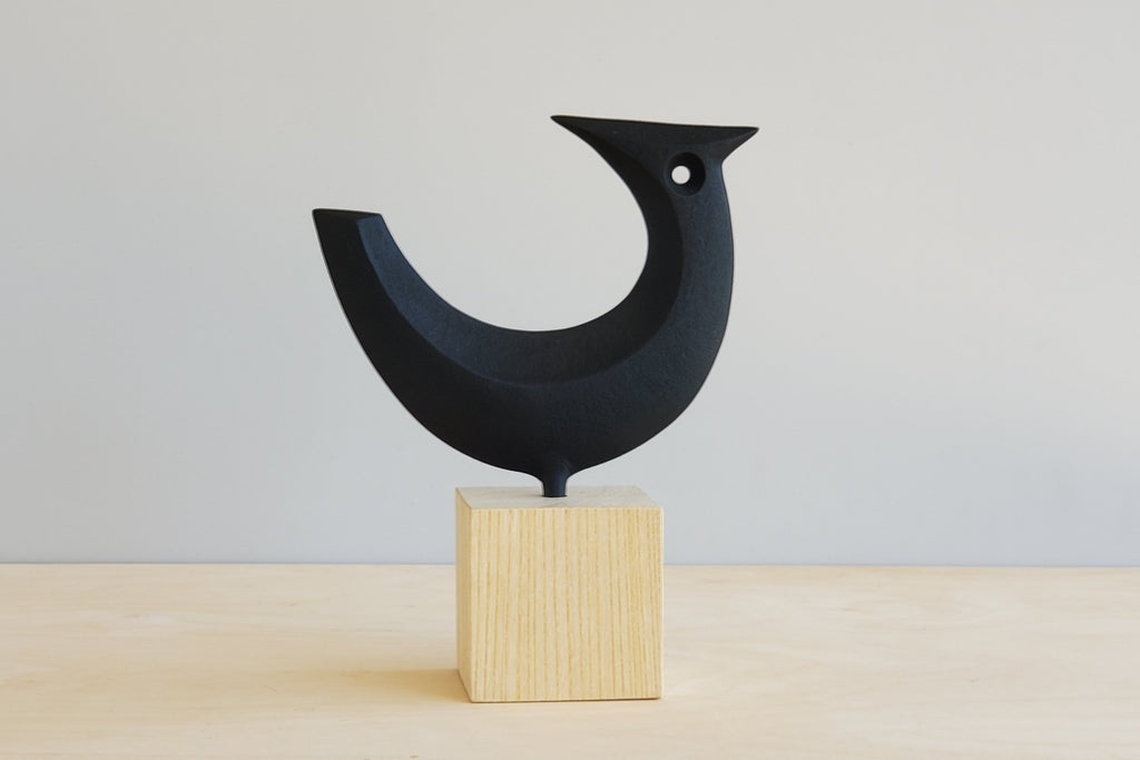 Kamasada Sculpture by Nobuho Mia Flat Head Bird.