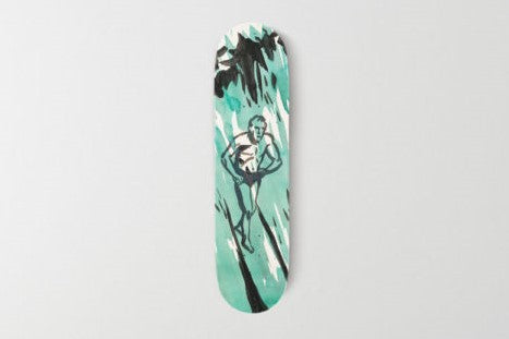 
            
                Load image into Gallery viewer, Raymond Pettibon No Title (You Have a Clear...) Skate Deck collaboration with The Skateroom and MoMa Design Store.
            
        