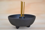 Japanese Cast Iron Incense Burner Round