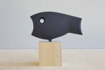 Japanese Cast Iron Sculpture "104 WIde Fish" TS322