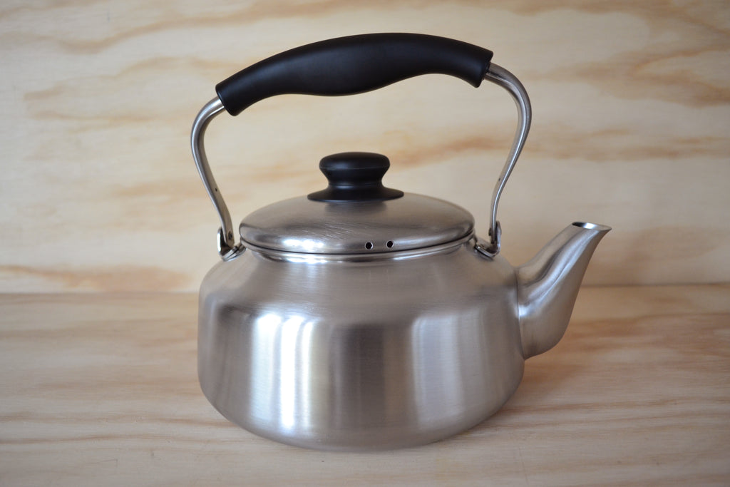 Stainless steel Kettle by Sori Yanagi.